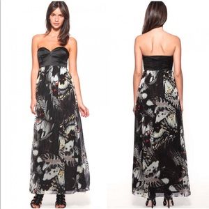 Formal butterfly print dress